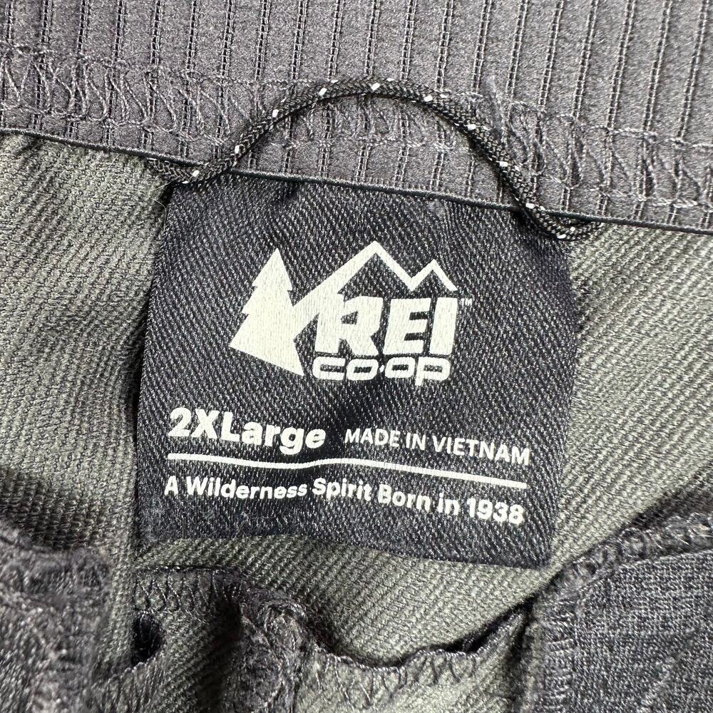REI Co-op Pants Mens 2XL Gray Technical Hiking Cargo Zipper Pockets 176644 Camp - Picture 3 of 13